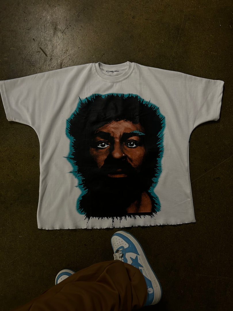 LORD THANK YOU JESUS TEE- AQUA BLUE
