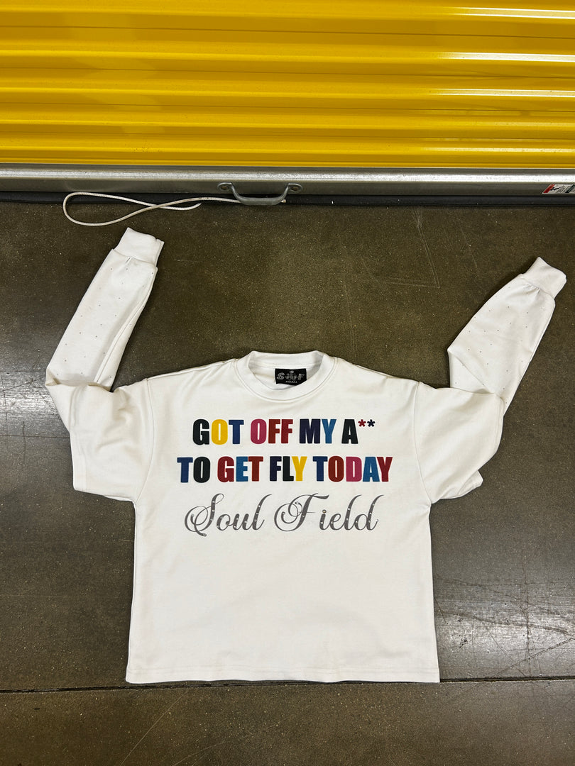 GOT OFF MY A** TO GET FLY TODAY LONGSLEEVE