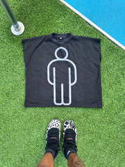 BLACK & WHITE BOXY TANK TOP