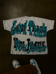 LORD THANK YOU JESUS TEE- AQUA BLUE