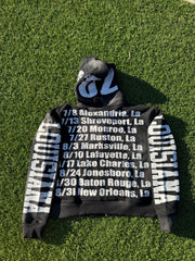 BLACK LOUISIANA STATE ZIPUP