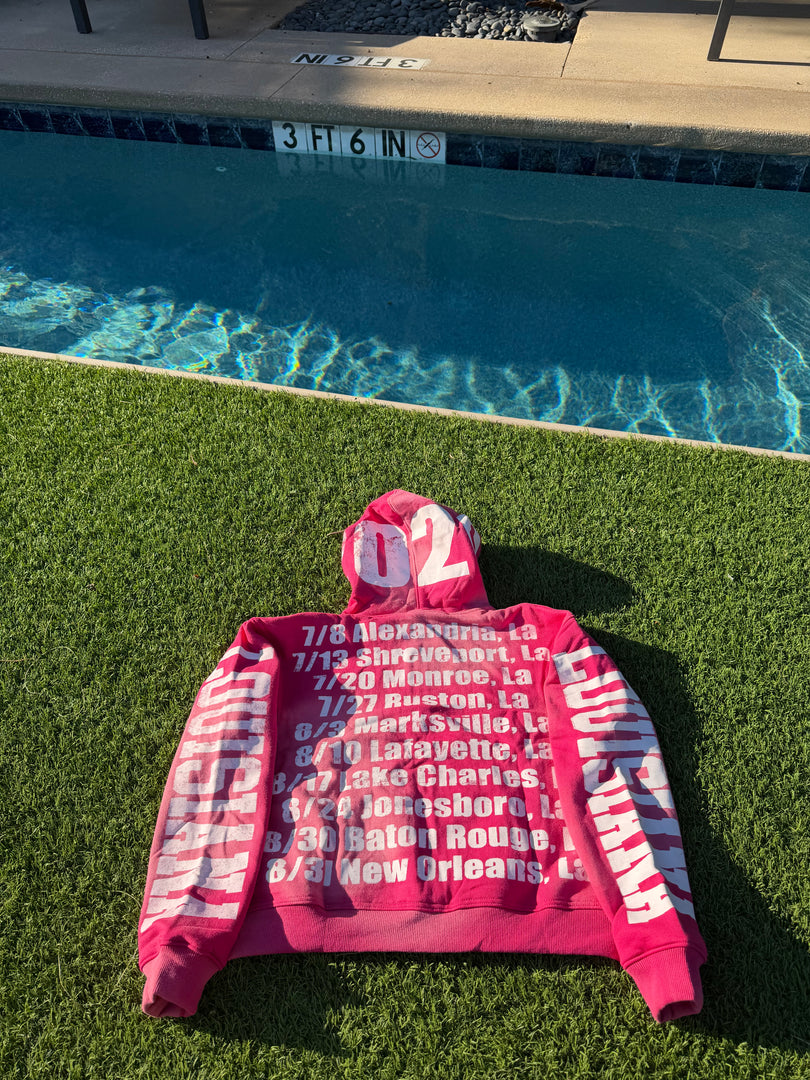 PINK LOUISIANA STATE TOUR ZIPUP